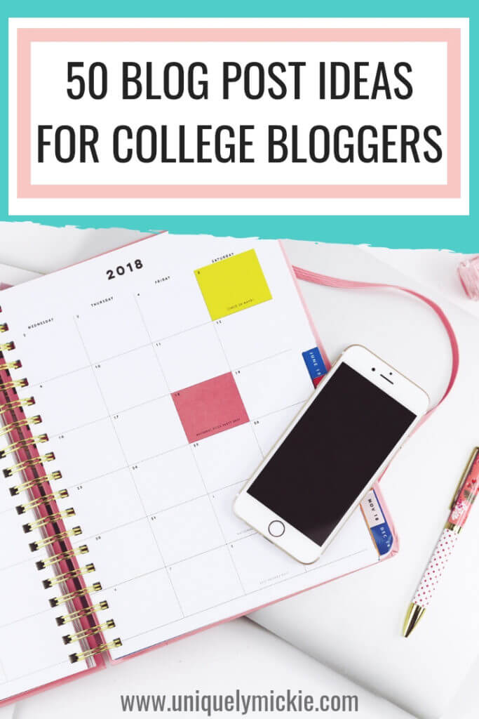 blog post ideas for students