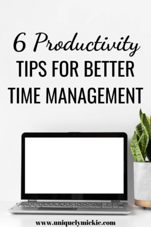 The Millennial’s Guide to Time Management | Uniquely Mickie