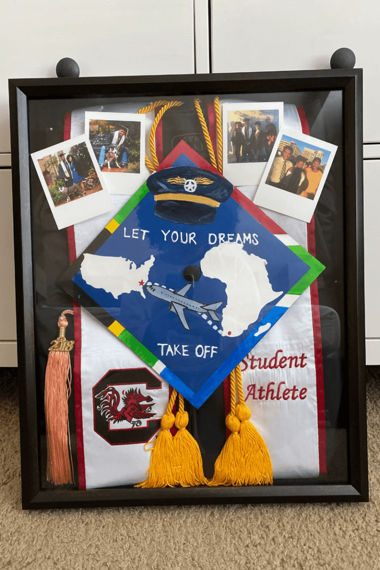 How to Make a DIY Graduation Shadowbox Uniquely Mickie